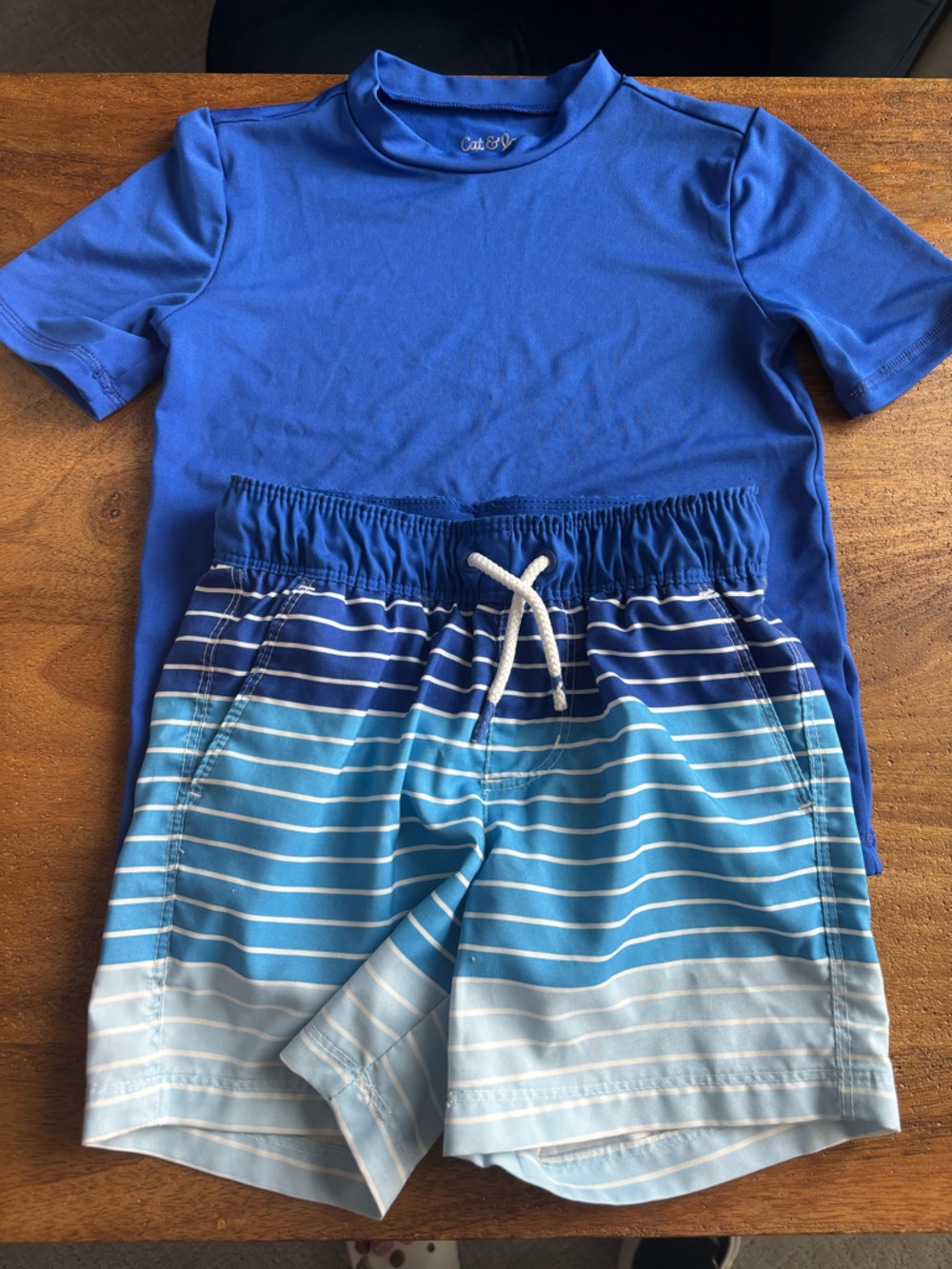 Cat & Jack toddler matching swim set